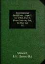 Commercial fertilizers - James H. Stewart