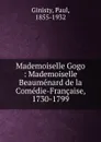 Mademoiselle Gogo - Paul Ginisty