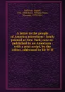 A letter to the people of America microform - Joseph Galloway