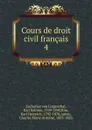 Cours de droit civil francais - Karl Salomo Zachariä