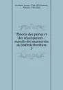 Theorie des peines et des recompenses - Jeremy Bentham