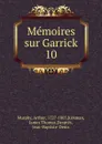 Memoires sur Garrick - Murphy Arthur