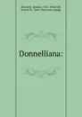 Donnelliana - Ignatius Donnelly