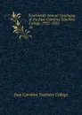 Fourteenth Annual Catalogue of the East Carolina Teachers College, 1922-1923 - East Carolina Teachers College