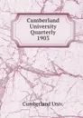 Cumberland University Quarterly - Cumberland Univ
