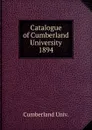 Catalogue of Cumberland University - Cumberland Univ