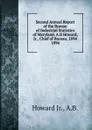 Second Annual Report of the Bureau of Industrial Statistics of Maryland. A.B Howard, Jr., Chief of Bureau. 1894. - Howard
