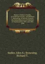 Report of John S. Sudler, of Somerset County, and Richard T. Browning, of Garrett County, the Commissioners of Fisheries of Maryland for 1892 and 1893. - John S. Browning Sudler