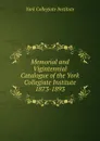 Memorial and Vigintennial Catalogue of the York Collegiate Institute - York Collegiate Institute
