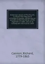 Historical record of The Fourth - Cannon Richard