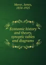 Economic history and theory, synoptic tables and diagrams - James Mavor