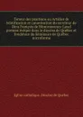 Teneur des positions ou Articles de beatification et canonisation du serviteur de Dieu Francois de Montmorency-Laval premier eveque dans le diocese de Quebec et fondateur du Seminaire de Quebec microforme - Église catholique