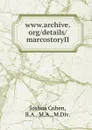 marco story - Joshua Cohen