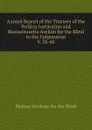 Annual Report of the Trustees of the Perkins Institution and Massachusetts Asylum for the Blind to the Corporation - Perkins Institute for the Blind