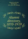 Alumni directory, 1870-1919 - Howard university