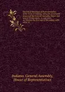 Journal of the House of Representatives of the State of Indiana, being the nineteenth session of the General Assembly, begun and held at Indianapolis, in said state, on Monday the first day of December, 1834. - Indiana. General Assembly