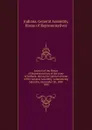 Journal of the House of Representatives of the state of Indiana, during the special session of the General Assembly, commencing Saturday, November 20, 1858 - Indiana. General Assembly