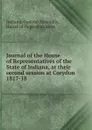 Journal of the House of Representatives of the State of Indiana, at their second session at Corydon. - Indiana. General Assembly