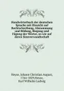 Handworterbuch der deutschen Sprache mit Hinsicht auf Rechtschreibung, Abstammung und Bildung, Biegung und Fugung der Worter, so wie auf deren Sinnverwandtschaft - J.K. Heyse