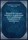 Recueil de travaux relatifs a la philologie et a l.archeologie egyptiennes et assyriennes - Gaston Maspero
