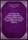 Grundriss der philosophischen Wissenschaften nebst der nothigen Geschichte zum Gebrauch seiner Zuhorer - Johann Georg Heinrich Feder