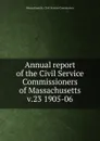 Annual report of the Civil Service Commissioners of Massachusetts - Massachusetts. Civil Service Commission