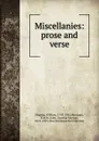 Miscellanies - William Maginn