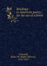 Readings in American poetry - Griswold Rufus W