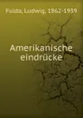 Amerikanische eindrucke - Ludwig Fulda