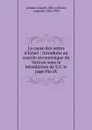 La cause des restes d.Israel - Joseph Lémann