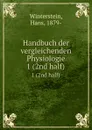 Handbuch der vergleichenden Physiologie - Hans Winterstein