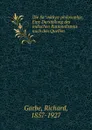 Die Samkhya-philosophie. Eine Darstellung des indischen Rationalismus nach den Quellen - Richard Garbe
