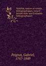 Varietes, notices et raretes bibliographiques - Gabriel Peignot