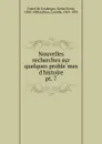 Nouvelles recherches sur quelques problemes d.histoire - Fustel de Coulanges