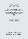 Zum socialen frieden. Eine darstellung der socialpolitischen erziehung des englischen volkes im neunzehnten jahrhundert - Gerhart von Schulze-Gaevernitz