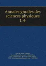 Annales gnrales des sciences physiques - M. Bory de Saint-Vincent