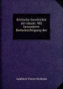 Kritische Geschichte der ideale - Adalbert Victor Svoboda