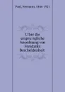 Uber die ursprungliche Anordnung von Freidanks Bescheidenheit - Hermann Paul