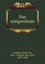 Das ureigenthum - Emile de Laveleye