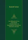 Lex Ribuaria Et Lex Francorum Chamavorum - Rudolf Sohm