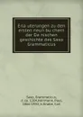 Erlauterungen zu den ersten neun buchern der Danischen geschichte des Saxo Grammaticus - Grammaticus Saxo