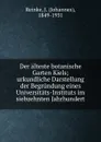 Der alteste botanische Garten Kiels - Johannes Reinke