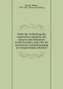 Ueber die vertheilung der organischen substanz, des wassers und luftraumes in den baumen, und uber die ursache der wasserbewegung in transpirirenden pflanzen - Robert Hartig