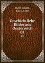 Geschichtliche Bilder aus Oesterreich - Adam Wolf