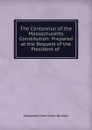 The Centennial of the Massachusetts Constitution - Alexander Hamilton Bullock