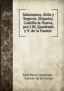 Salamanca, Avila y Segovia. (Espana). Castilla la Nueva, por J.M. Quadrado y V. de la Fuente - José María Quadrado