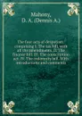 The four acts of despotism - Dennis A. Mahony