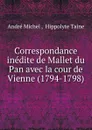 Correspondance inedite de Mallet du Pan avec la cour de Vienne (1794-1798) - André Michel