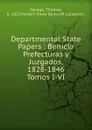 Departmental State Papers - Thomas Savage