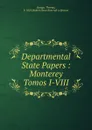 Departmental State Papers - Thomas Savage